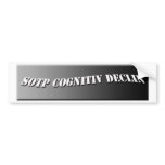 Sotp Cognitiv Declin Bumper Stickers