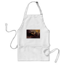 Soul Brought to Heaven, Bouguereau, Vintage Art Aprons