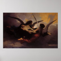 Soul Brought to Heaven, Bouguereau, Vintage Art Print