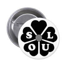 Soul Flower Black Pin