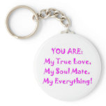 Soul Mate Poem keychains