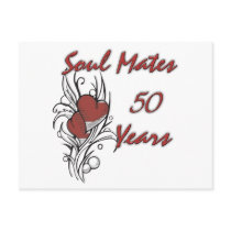 Soul Mates 50 Years Postcard