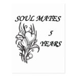 SOUL MATES 5 Years Postcard
