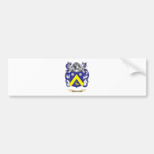 Soulard Coat of Arms (Family Crest) Bumper Stickers
