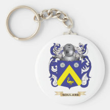 Soulard Coat of Arms (Family Crest) Keychain