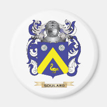 Soulard Coat of Arms (Family Crest) Magnets