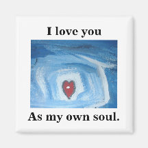 SOULMATES - 1118 FRIDGE MAGNET