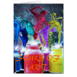 Souls of art greeting card