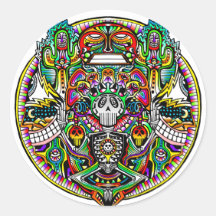Sound Experience Round Stickers