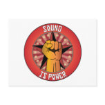 Sound Is Power Post Card