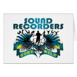 Sound Recorders Gone Wild Greeting Cards