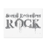 Sound Recorders Rock Post Cards