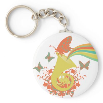 sounds of a horn vector design keychains by doonidesigns