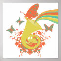 sounds of a horn vector design posters
