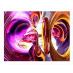 Soundwave Abstract Postcard