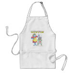 SOUP'S ON!  Aunt Agnes, of Quarter Baked aprons