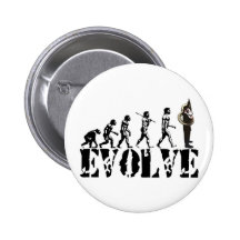 Sousaphone Tuba Tubas Evolution Musical Art Button