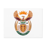 South Africa Coat of Arms Postcard