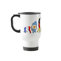 South Africa Evolution of football soccer gifts Coffee Mugs