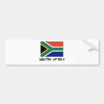 South Africa Flag Bumper Stickers