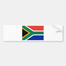 South Africa Flag Bumper Stickers