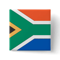 South Africa Flag Buttons