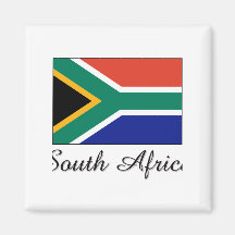 South Africa Flag Design Refrigerator Magnet