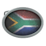 South Africa Flag Firework Belt Buckles