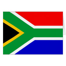 South Africa Flag Greeting Cards
