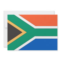 South Africa Flag Invitation