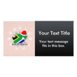 South Africa Flag Map 2.0 photo cards