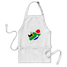 South Africa flag map Aprons