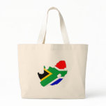 South Africa flag map bags