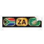 South Africa Flag Map Bumper Sticker