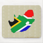 South Africa Flag Map full size mousepads