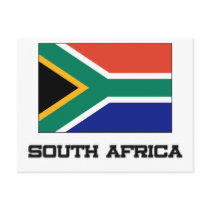 South Africa Flag postcards