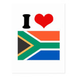 South Africa Flag Postcard