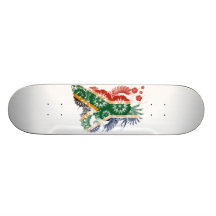 South Africa Flag Skate Board Decks