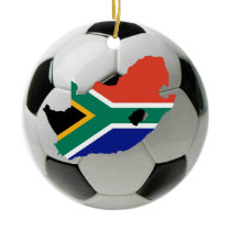 South Africa football soccer ornament