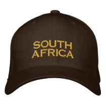 SOUTH AFRICA HAT EMBROIDERED BASEBALL CAP