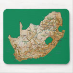 South Africa Map Mousepad