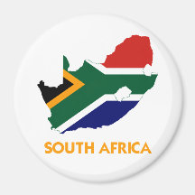 SOUTH AFRICA MAP REFRIGERATOR MAGNETS