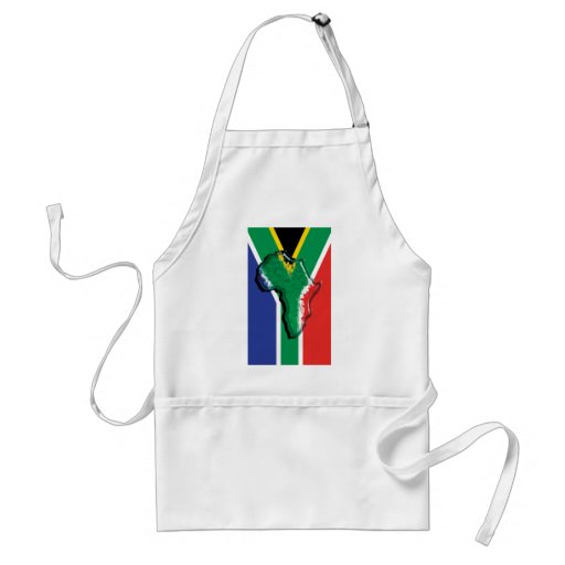 South Africa RSA African flag Apron