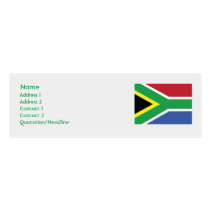 South Africa - Skinny business cards