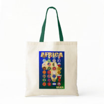 South Africa Soccer Groups A to H 32 Teams Canvas Bag