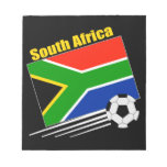 South Africa Soccer Team Memo Pads