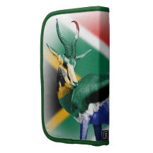 South Africa Springbuck Flag Rickshaw Folio Folio Planners