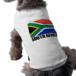 South Africa Vintage Flag pet clothing