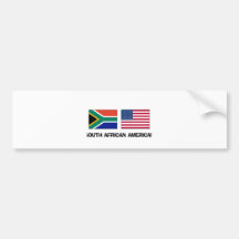 South African American Bumper Stickers