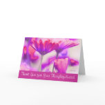 South African Daisies, Card, Template, Thank You